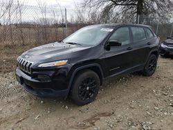 Jeep Cherokee Sport salvage cars for sale: 2017 Jeep Cherokee Sport