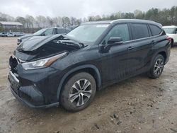Salvage cars for sale from Copart Charles City, VA: 2020 Toyota Highlander XLE