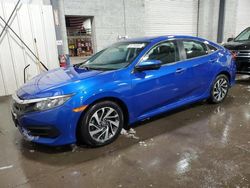 Salvage cars for sale from Copart Ham Lake, MN: 2017 Honda Civic EX