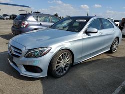 Salvage cars for sale from Copart Rancho Cucamonga, CA: 2015 Mercedes-Benz C300