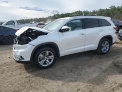 Toyota Highlander salvage cars for sale: 2015 Toyota Highlander Limited