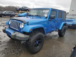 Salvage cars for sale at Windsor, NJ auction: 2016 Jeep Wrangler Unlimited Sahara