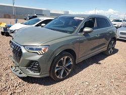 Audi Q3 salvage cars for sale: 2020 Audi Q3 Premium Plus S-Line