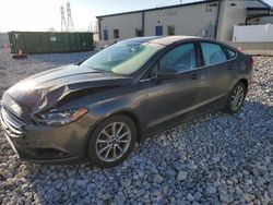 Salvage cars for sale at Barberton, OH auction: 2017 Ford Fusion SE