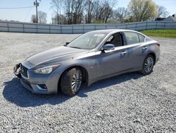 Infiniti Q50 Luxe salvage cars for sale: 2018 Infiniti Q50 Luxe