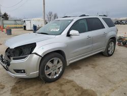 Salvage cars for sale from Copart Pekin, IL: 2014 GMC Acadia Denali