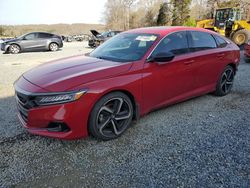 Honda Accord Sport salvage cars for sale: 2021 Honda Accord Sport