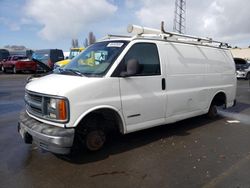 Salvage trucks for sale at Hayward, CA auction: 1999 Chevrolet Express G2500