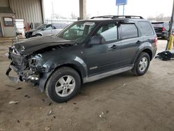 Salvage cars for sale at Fort Wayne, IN auction: 2008 Ford Escape XLT