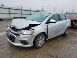 Salvage cars for sale at Dyer, IN auction: 2017 Chevrolet Sonic LS