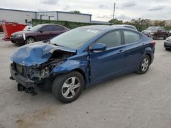 Salvage cars for sale at Orlando, FL auction: 2014 Hyundai Elantra SE