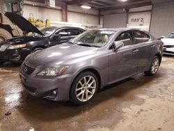 Salvage cars for sale from Copart Elgin, IL: 2012 Lexus IS 250