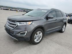 Salvage cars for sale at Grand Prairie, TX auction: 2017 Ford Edge SEL