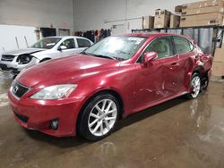 Salvage cars for sale from Copart Elgin, IL: 2012 Lexus IS 250