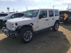 Salvage cars for sale at Chicago Heights, IL auction: 2018 Jeep Wrangler Unlimited Sahara