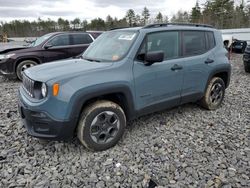 Salvage cars for sale at Windham, ME auction: 2018 Jeep Renegade Sport