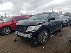 Salvage cars for sale at Chicago Heights, IL auction: 2015 Nissan Pathfinder S