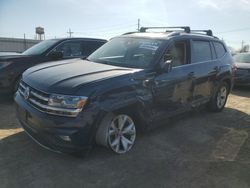 Salvage cars for sale from Copart Chicago Heights, IL: 2018 Volkswagen Atlas SE