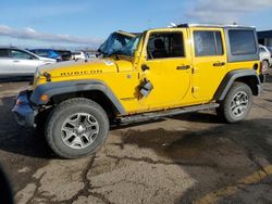 Salvage cars for sale at Woodhaven, MI auction: 2015 Jeep Wrangler Unlimited Rubicon