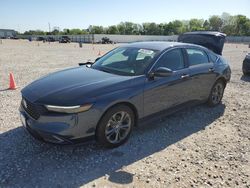 Salvage cars for sale at New Braunfels, TX auction: 2023 Honda Accord EX