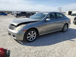 Flood-damaged cars for sale at auction: 2006 Infiniti G35