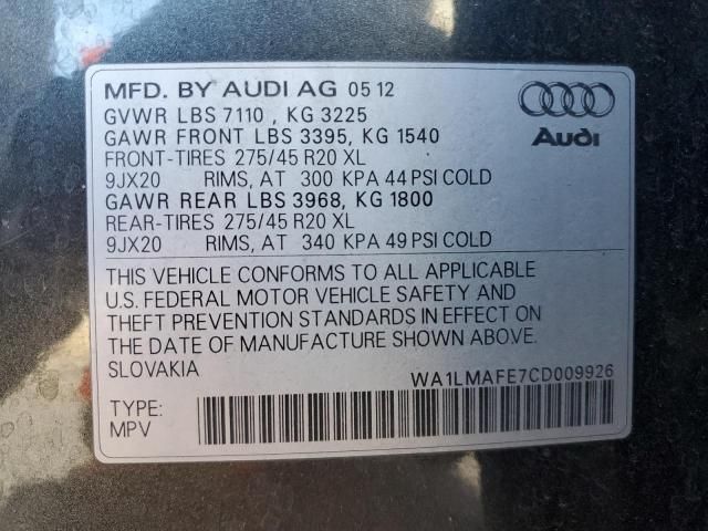 2012 Audi Q7 Premium Plus