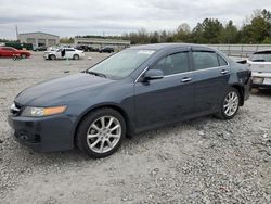 Salvage cars for sale at Memphis, TN auction: 2007 Acura TSX