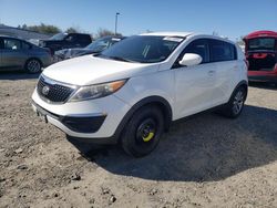 Salvage cars for sale at Sacramento, CA auction: 2015 KIA Sportage LX