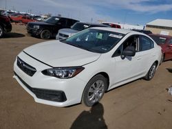 Salvage cars for sale at auction: 2022 Subaru Impreza