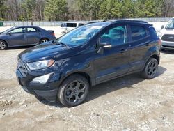 Ford Ecosport salvage cars for sale: 2018 Ford Ecosport SES
