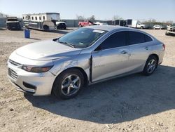 Chevrolet Malibu LS salvage cars for sale: 2016 Chevrolet Malibu LS