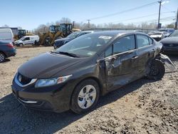 Salvage cars for sale from Copart Hillsborough, NJ: 2015 Honda Civic LX