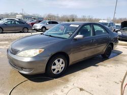 Salvage cars for sale at Louisville, KY auction: 2005 Toyota Camry LE