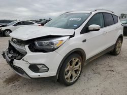 Vehiculos salvage en venta de Copart Houston, TX: 2018 Ford Escape Titanium