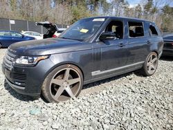 Land Rover Range Rover salvage cars for sale: 2017 Land Rover Range Rover Supercharged