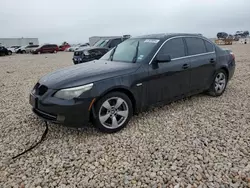 Salvage cars for sale at Temple, TX auction: 2008 BMW 528 I