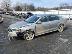 Salvage cars for sale from Copart Grantville, PA: 2012 Volkswagen Passat SE