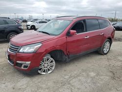 Salvage cars for sale at Indianapolis, IN auction: 2014 Chevrolet Traverse LT