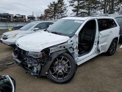 Salvage cars for sale at New Britain, CT auction: 2021 Jeep Grand Cherokee Overland
