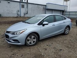 Chevrolet Cruze LS salvage cars for sale: 2018 Chevrolet Cruze LS