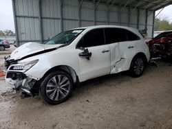 Salvage cars for sale at Midway, FL auction: 2016 Acura MDX Technology