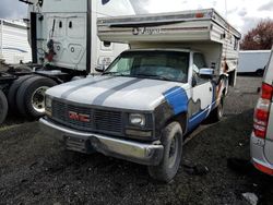 Salvage trucks for sale at Woodburn, OR auction: 1992 GMC Sierra C2500