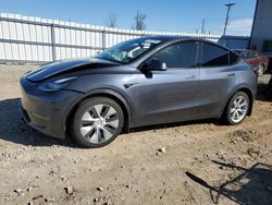 Salvage cars for sale at Appleton, WI auction: 2021 Tesla Model Y