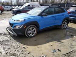 Salvage cars for sale from Copart Waldorf, MD: 2023 Hyundai Kona SEL