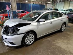 Salvage cars for sale from Copart Woodhaven, MI: 2019 Nissan Sentra S