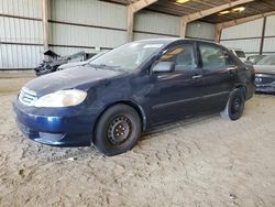 Salvage cars for sale from Copart Houston, TX: 2003 Toyota Corolla CE