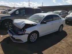 Salvage cars for sale from Copart Colorado Springs, CO: 2017 Volkswagen Jetta S