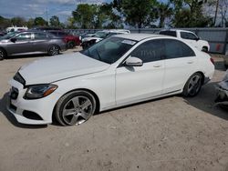 Mercedes-Benz C300 salvage cars for sale: 2016 Mercedes-Benz C300