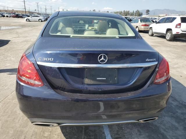 2016 Mercedes-Benz C 300 4matic