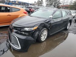 Salvage cars for sale at New Britain, CT auction: 2021 Toyota Camry LE